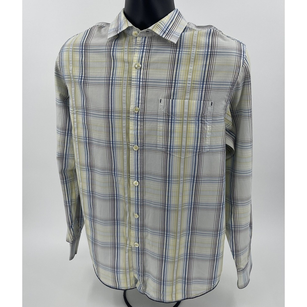 Tommy Bahama Jeans Co.Mens Button Up Shirt Sz‎ L Cotton Blend